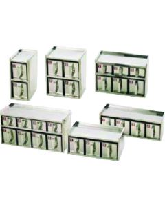 SA18-8 กล่องเก็บเครื่องเทศแบบดึงออกได้ เชื่อมประกอบ 1 ชั้น 4 ช่อง