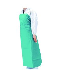 ผ้ากันเปื้อนแบบติดกระดุมครั้งเดียว รุ่น W-100 สีเขียว