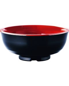 ชามดงบุริเมลามีน 790-BC สีดำ เคลือบแล็กเกอร์อุรุชิภายใน