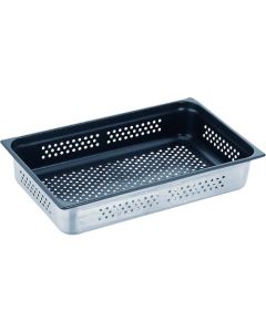 กระทะเคลือบสารกันติด DO-EN 18-8 Gastronorm แบบมีรูพรุน หนา 1/2 นิ้ว (150 มม.) 812.6 PFS