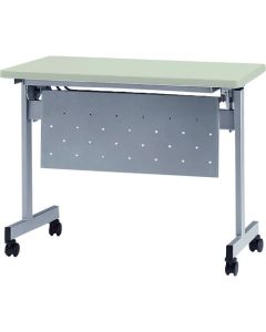 โต๊ะพับซ้อนได้ (พร้อมแผงด้านข้าง) ขนาด 1200 x 450 มม. สีหน้าโต๊ะ: สีเทาใหม่