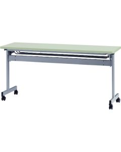โต๊ะพับซ้อนได้ (ไม่มีแผ่นด้านข้าง) ขนาด 1500 x 450 มม. สีหน้าโต๊ะ: สีเทาใหม่