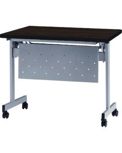 โต๊ะพับซ้อนได้ (พร้อมแผงด้านข้าง) ขนาด 1200 x 600 มม. สีหน้าโต๊ะ: สีชมพู