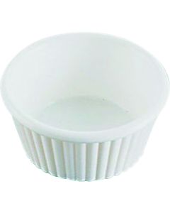 ถ้วยราเมกินลายริ้ว Jesner (SAN) 0361A (สีขาว)