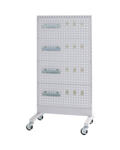 ราวแขวนชิ้นส่วนแบบสองด้าน เคลื่อนย้ายได้ ขนาดกว้าง 893 x ลึก 575 x สูง 1331 มม.