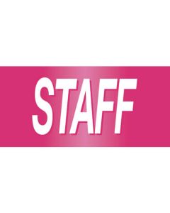 ปลอกแขนยางไร้เข็ม STAFF (สีแดง) GW-15M ความกว้าง 95mm x รอบวงแขน 320mm ขนาด M