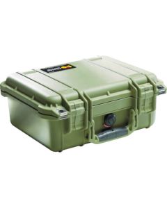 กล่องเก็บของ อเนกประสงค์ PELICAN 1400 (แบบไม่มีฟองน้ำ) สีเขียวมะกอกเข้ม ขนาด 339×295×152 มม.