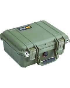 กล่องเก็บของ อเนกประสงค์ PELICAN 1400 สีเขียวมะกอกเข้ม ขนาด 339×295×152 มม.