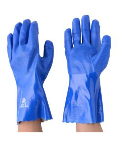 Interlockedcottonlinednitrileglovewithfinger-tipreinforceRYOL 5ชุด