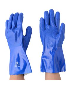 Interlockedcottonlinednitrileglovewithfinger-tipreinforceRYOXL 5ชุด