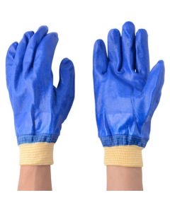 Interlocked Cotton Lined Nitrile Glove With Jersey Wrist.XL 5ชุด