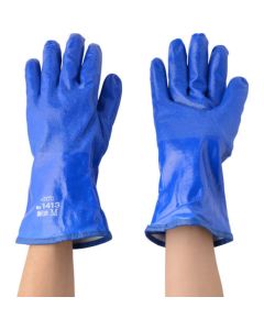 Antifreeze NBR Coated 100% Cotton Lined Gloves With Acrylic Pile Brushed Inner 5ชุด