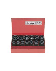 Impact Socket Set 1/2Sq.Dr. 6-P 1อัน
