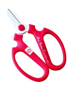 กรรไกรจัดดอกไม้ Hand Creation F-170 สีแดง
