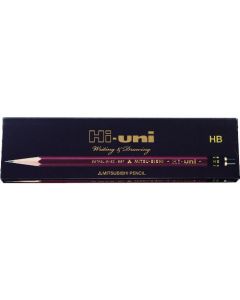 ดินสอ Hi-UNI HB กล่องกระดาษ (12 ตัว)