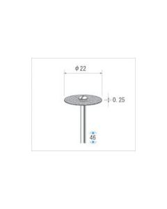 ใบตัดเพชร #130 เส้นผ่านศูนย์กลาง 22×ความยาวคมตัด 0.3×เส้นผ่านศูนย์กลางเพลา 3