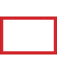 ป้ายช่องใส่ของ กรอบแดง/แบบธรรมดา Compartment-200 (R) 300 x 450 mm Enbi แสดงผลสองด้าน