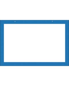 ป้ายช่องใส่ของ กรอบสีน้ำเงิน/แบบธรรมดา Compartment-200 (BL) 300 x 450 mm แสดงผลสองด้าน Enbi