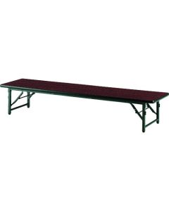 โต๊ะพับเตี้ย ขนาด 1800 x 450 มม. สีชมพู