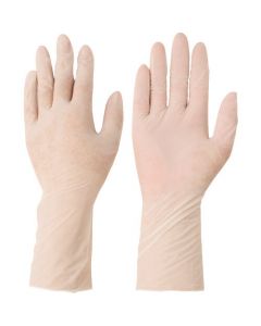 ถุงมือใช้แล้วทิ้ง NBR แบบ PK ผิวลื่น 2 ไซส์ S 1000 ชิ้น