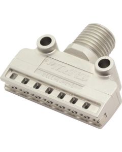 หัวเป่าลมแบนขนาดกะทัดรัด TAIFUJet series ทำจากสแตนเลส 316L สกรู 1/4 ตัวผู้ Φ1.0