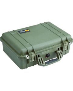 กล่องเก็บของ อเนกประสงค์ PELICAN 1500 สีเขียวมะกอกเข้ม ขนาด 470×357×176 มม.