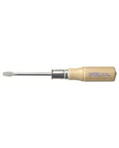 150 ไขควงด้ามไม้แกนทะลุ ปากแบน SL5.5 x 75mm