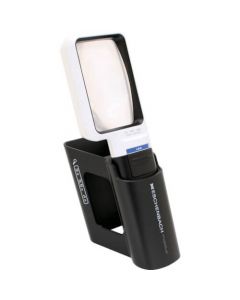 แว่นขยายแสงกว้าง LED + 4x พร้อมขาตั้งเฉพาะ