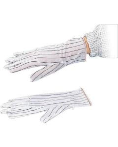 ASPURE ถุงมือผ้าฝ้ายเรียบมีเป้าเสื้อกางเกง L (12 คู่)