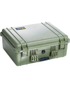 กล่องเก็บของ อเนกประสงค์ PELICAN 1550 (แบบไม่มีฟองน้ำ) สีเขียวมะกอกเข้ม ขนาด 524×428×206 มม.