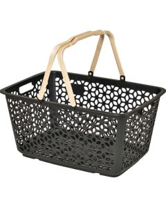 Handle stacking basket black  อันละ 1 อัน