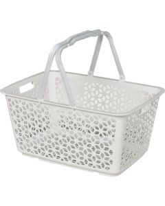 Handle stacking basket white  อันละ 1 อัน