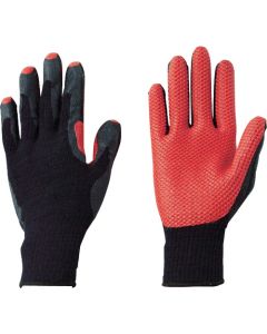 Red Rubber Palm Coated String Knitted Gloves 3 ชุด ชุดละ 3 ชุด