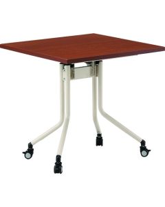 โต๊ะพับได้พร้อมท็อปแบบเปิดขึ้น รุ่น FRC-7575 สีวอลนัท