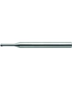 ดอกกัดปลายทรงกลมคอยาว CBN คุณภาพสูงสองใบมีด R1.0 x ความยาวใช้งาน 20.0 x ความยาวใบมีด 1.2 x ความยาวรวม 50