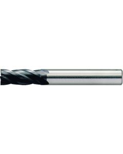 ดอกกัดปลายสี่เหลี่ยม UTCOAT 4 ฟลุต; เส้นผ่านศูนย์กลางภายนอก 1 x ความยาวคมตัด 3 x ความยาวโดยรวม 45 x เส้นผ่านศูนย์กลางก้าน 4
