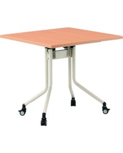 โต๊ะพับได้พร้อมหน้าโต๊ะแบบเปิดขึ้น รุ่น FRC-7575 สีธรรมชาติ