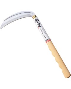 Kinboshi เคียวบางขอบเดียวสเตนเลส (ปรับปรุงด้าม) 180 มม
