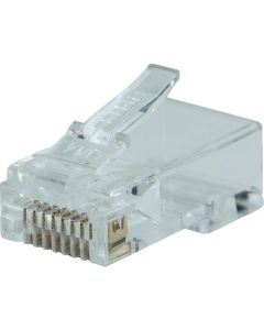 ปลั๊กโมดูลาร์ Pass-Thru RJ45 CAT6 (รวม 10 ชิ้น)