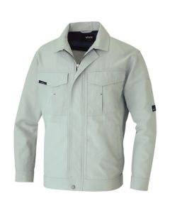 เสื้อเบลาส์ฤดูร้อนแขนยาว (unisex) สีเทาเงิน M