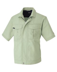 เสื้อเบลาส์แขนสั้น (unisex) สีเขียวเอิร์ธกรีน LL