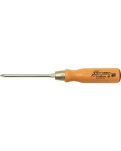 Classic Wooden Handle Screwdriver 1เส้น