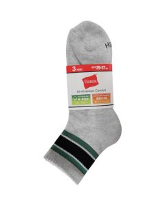 5 Fingers Quarter Length Socks HMSCS205 3P (987 Line) ชุดละ 3 คู่