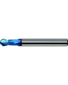 ดอกกัดปลายกลมคาร์ไบด์เคลือบ DLC (2 ฟลุต) 2.0