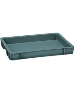 กล่องลังพลาสติก Tenbako 16 สีเทา