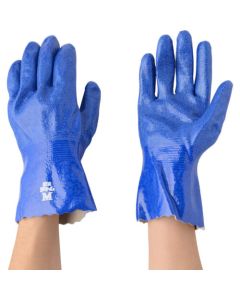 NBR Coated 100% Cotton Lined Gloves 1ชุด