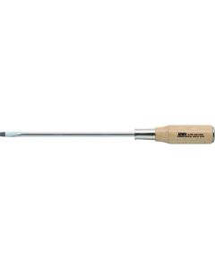 170 ไขควงด้ามไม้แกนทะลุ ปากแบน SL6.0 x 200mm