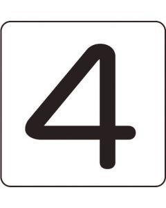 Number Sticker