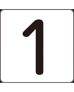 Number Sticker ชุดละ 5แผ่น