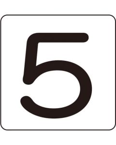 Number Sticker ชุดละ 5แผ่น
